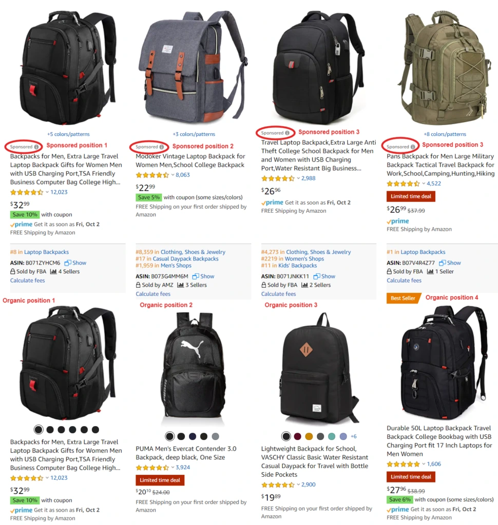 amazon product ranking