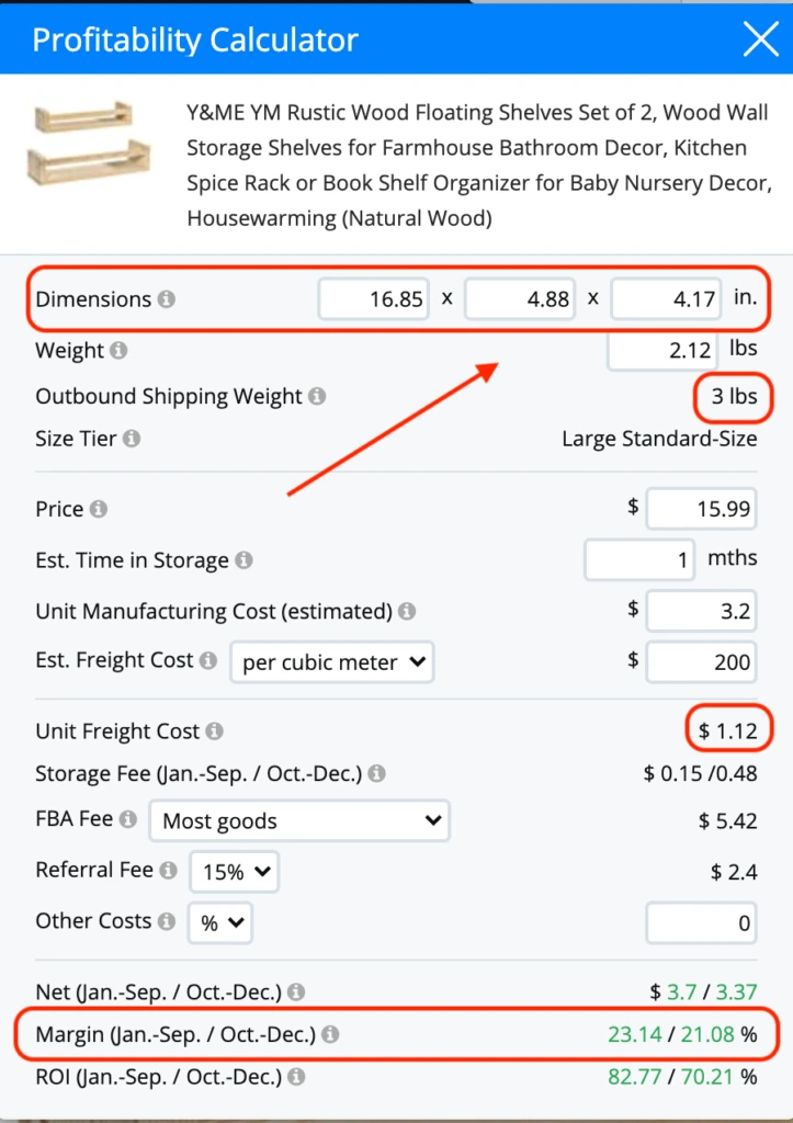 amazon profitability calculator