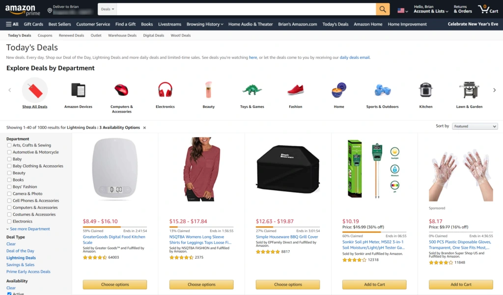 How to get lightning deals on amazon