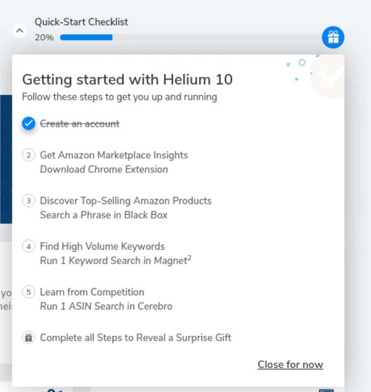 getting started with helium 10