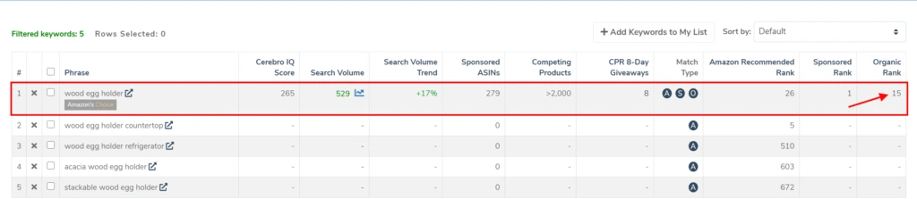 amazon keyword tracker