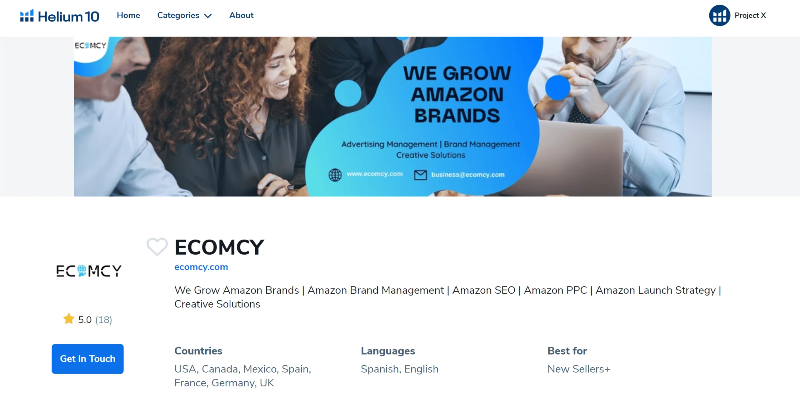 Amazon marketing agencies Ecomcy