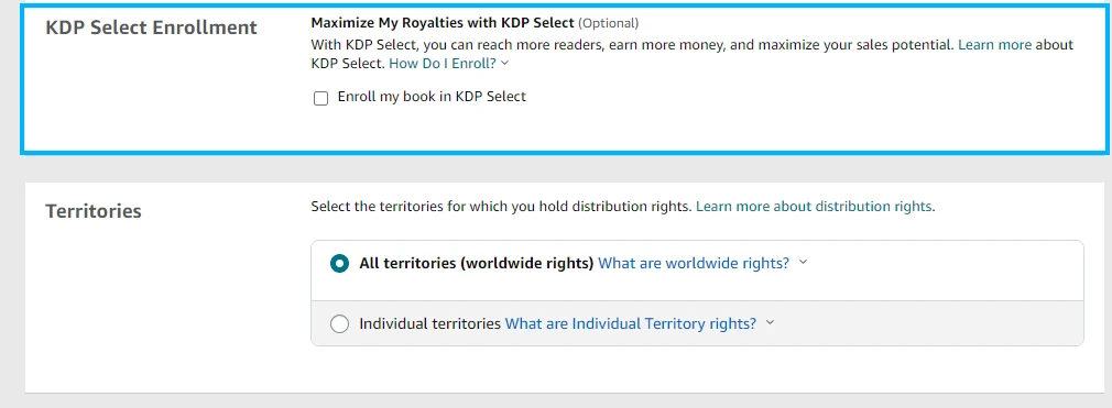 Amazon KDP Select