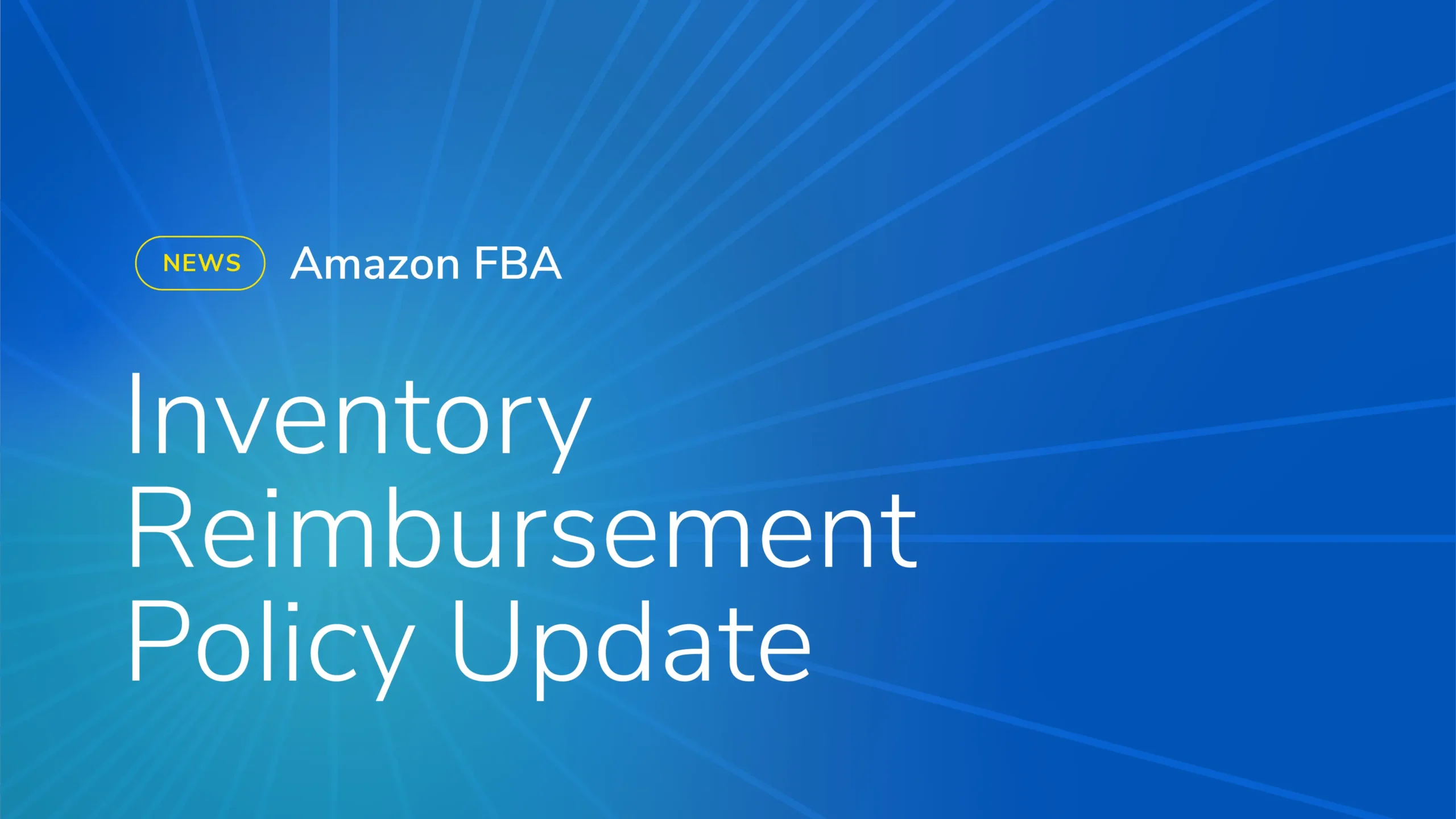 Amazon FBA Inventory Reimbursement Policy Update