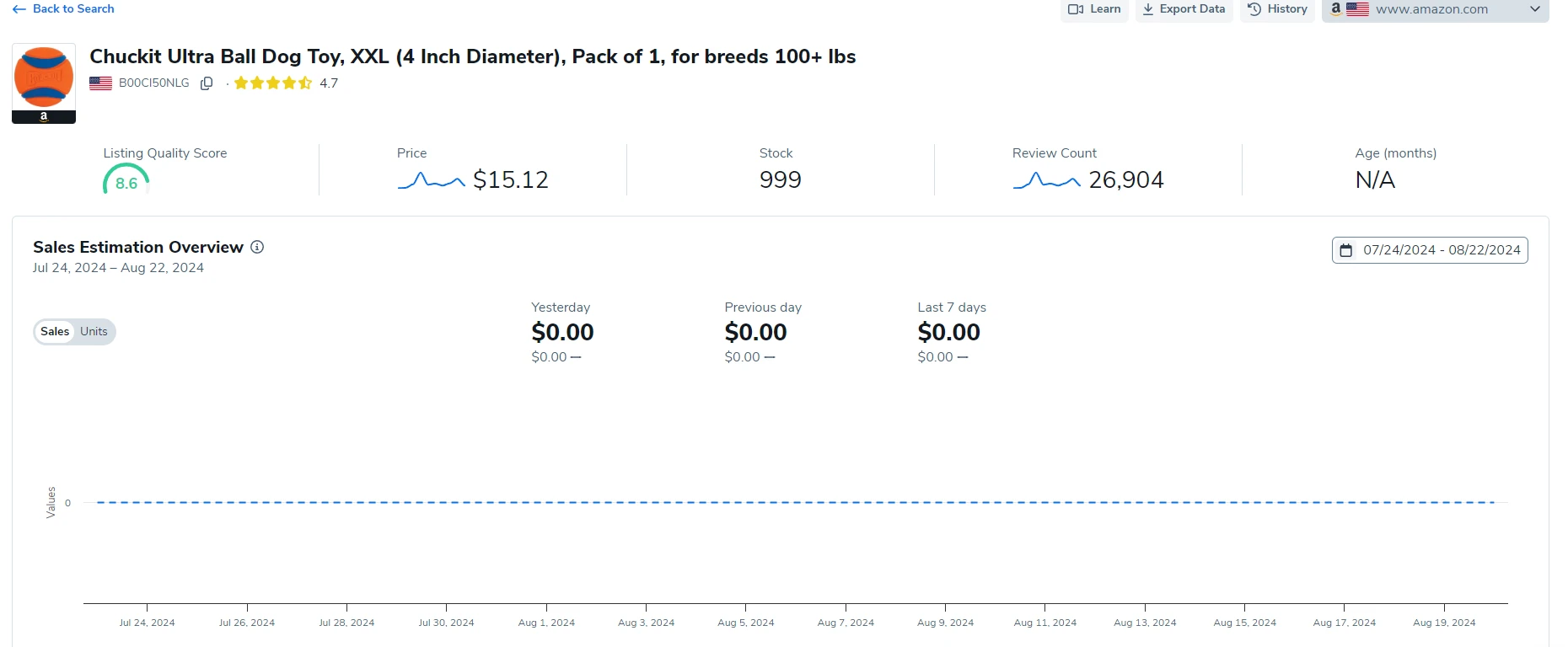 Helium 10 listing analyzer