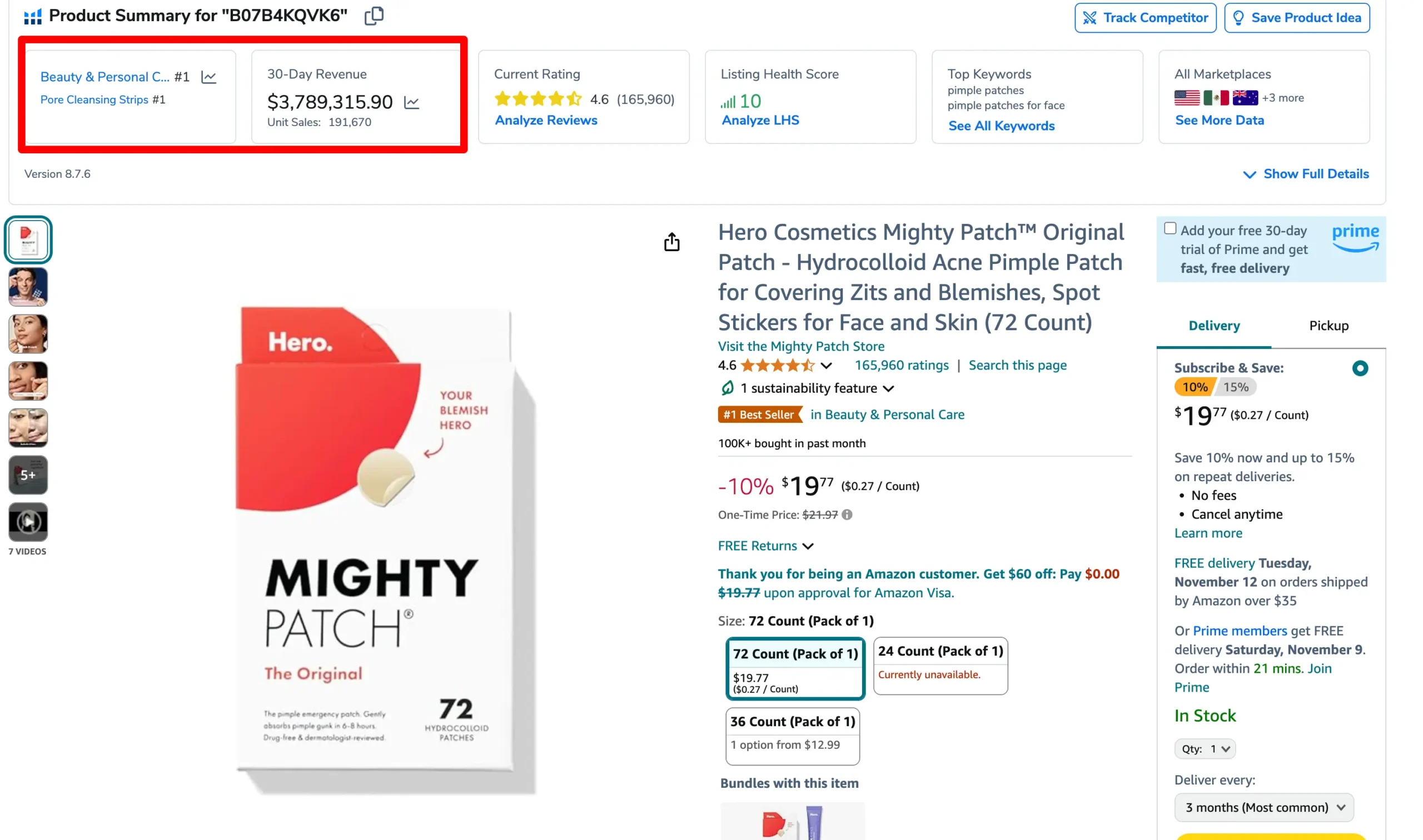 Product Summary for Mighty Patch